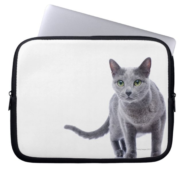 Capa Para Notebook Blue Cat Russo (Frente)