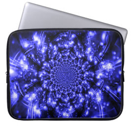 Capa Para Notebook Blue Sparkling Lights