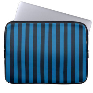 Capa Para Notebook Blue Vertical Stripes Background Customize This!
