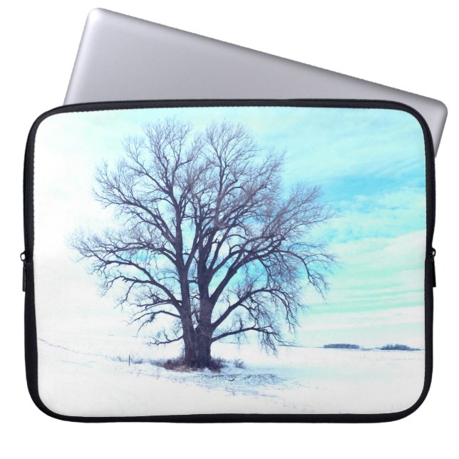 Capa Para Notebook Blue Winter (Frente)