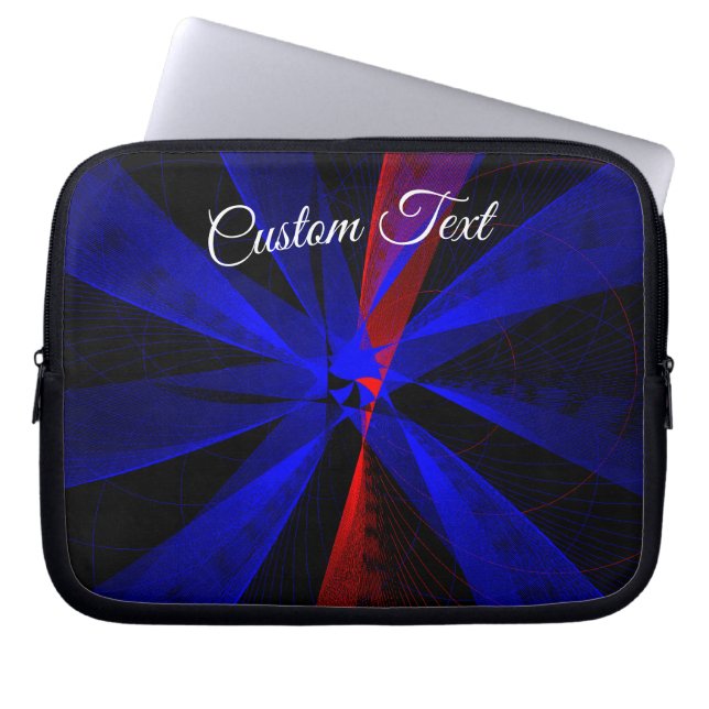 Capa Para Notebook Blueberry Color Abstract Geometric Electronics Bag (Frente)