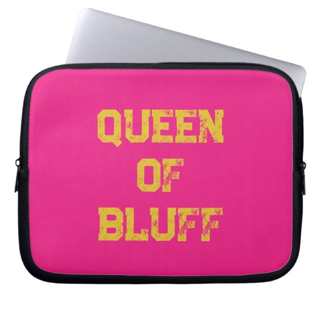 Capa Para Notebook Bluff Queen Eletrônicos Bag (Frente)