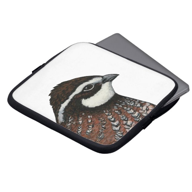 Capa Para Notebook Bobwhite Quail Head (Frente Topo)
