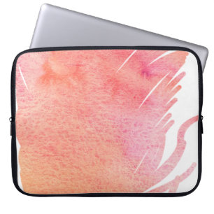 Capa Para Notebook Boca-rosa-de-couro-de-água