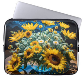 Capa Para Notebook Bodegón Flores y Noche 1 - 001