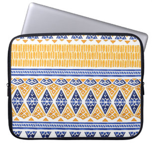 Capa Para Notebook Bohemian Watercolor: Padrão Artístico Invisível.