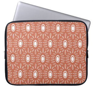 Capa Para Notebook Boho Chic Flowers: Design moderno sem costura