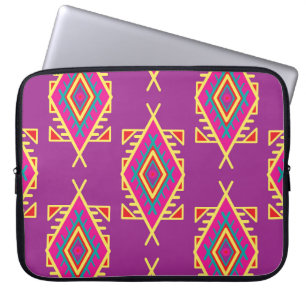 Capa Para Notebook Boho Chic: Ornamento Étnico Sem Costura