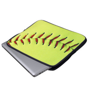 Capa Para Notebook Bola amarela do softball