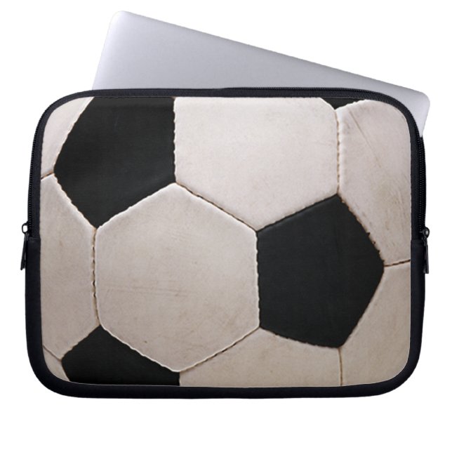Capa Para Notebook Bola Branca e Negra (Frente)