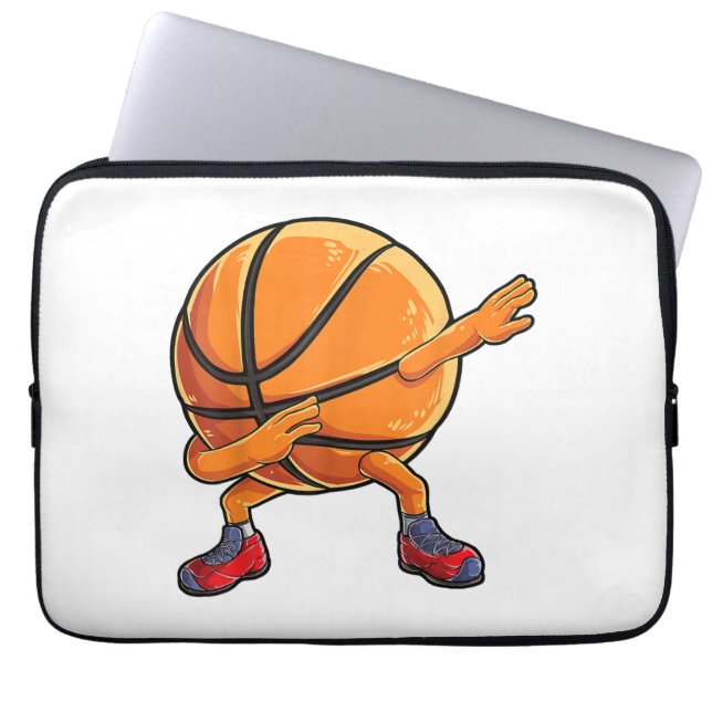 Capa Para Notebook Bola de Basquete Brincadeira Homens Engraçados Mul (Frente)