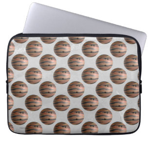 Capa Para Notebook Bola de boliche Tigre - Laranja
