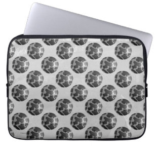 Capa Para Notebook Bola de Boliche Vaca Cinza