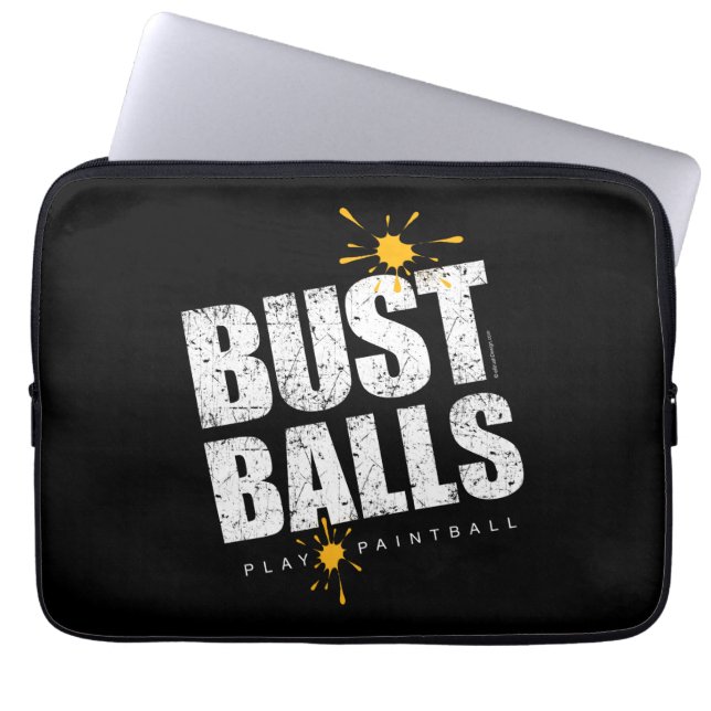 Capa Para Notebook Bolas de Pressão de Paintball (Frente)