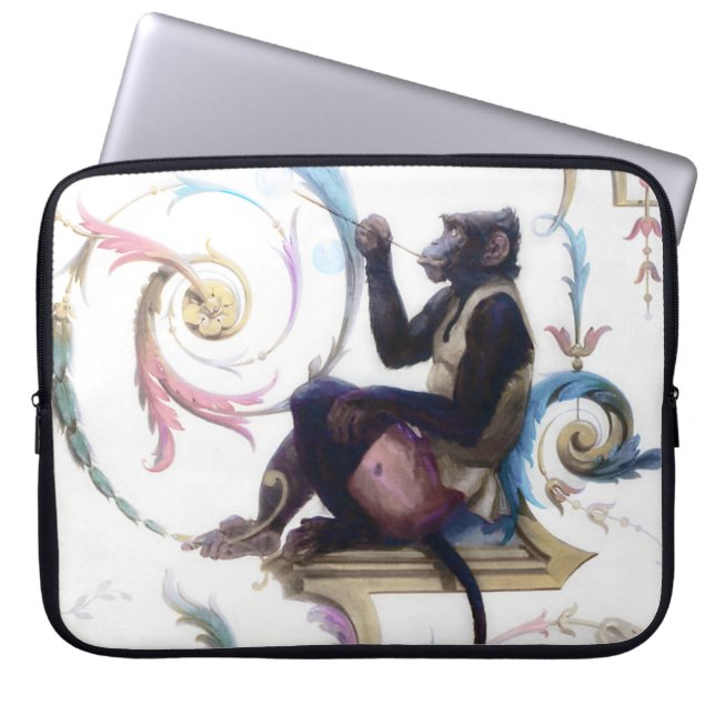 Capa Para Notebook Bolhas de Macacos (Frente)