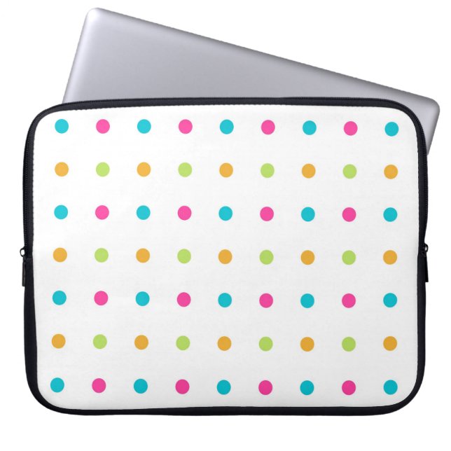 Capa Para Notebook Bolinhas (Frente)