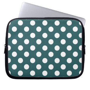 Capa Para Notebook Bolinhas brancas em pó