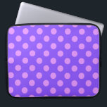 Capa Para Notebook Bolinhas de Lilac na periwinkle<br><div class="desc">Bolinhas de Lilac na periwinkle</div>