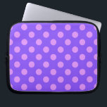 Capa Para Notebook Bolinhas de Lilac na periwinkle<br><div class="desc">Bolinhas de Lilac na periwinkle</div>