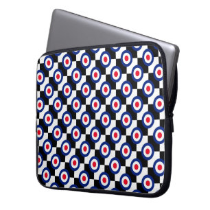 Capa Para Notebook Bolinhas de Padrão de Alvo do Mod