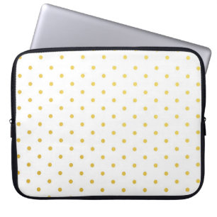 Capa Para Notebook Bolinhas do ouro da forma