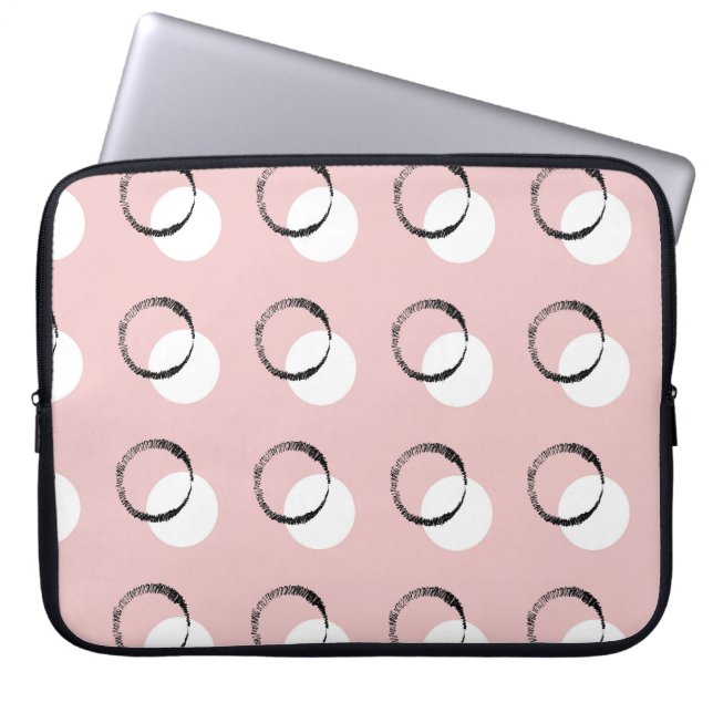 Capa Para Notebook Bolinhas, padrão versátil sem costura (Frente)