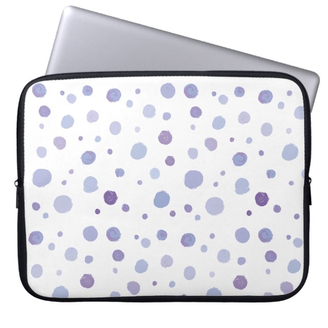 Capa Para Notebook bolinhas pintadas à mão (Frente)