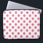 Capa Para Notebook Bolinhas rosa e branca<br><div class="desc">Bolinhas rosa e branca</div>