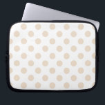 Capa Para Notebook Bolinhas Tan<br><div class="desc">Bolinhas em tons de branco</div>