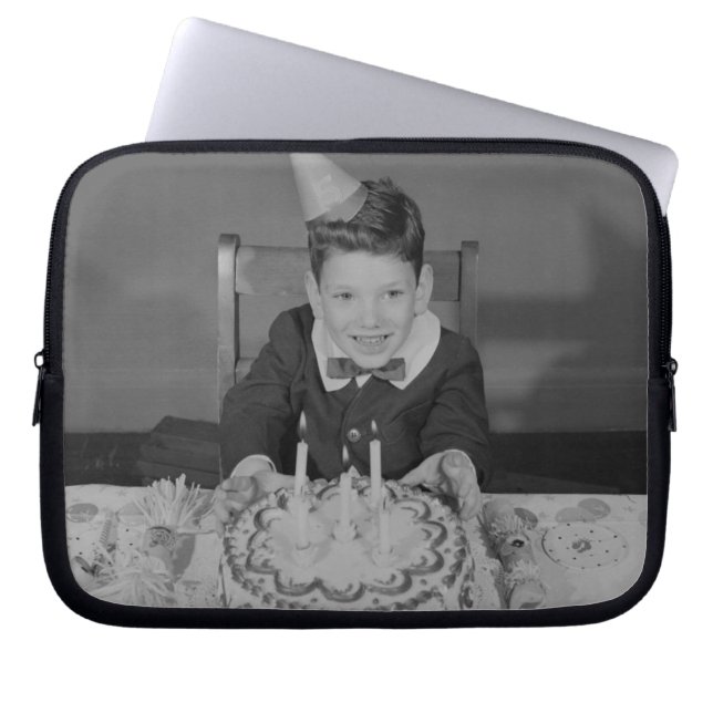 Capa Para Notebook Bolo de aniversário (Frente)