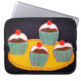 Capa Para Notebook Bolos de cereja