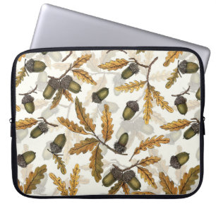 Capa Para Notebook Bolotas de carvalho em branco