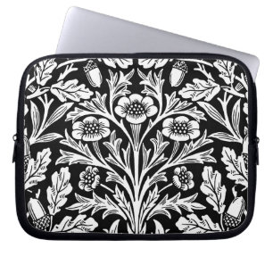 Capa Para Notebook Bolotas de Espelho e Oak deixa preto e branco