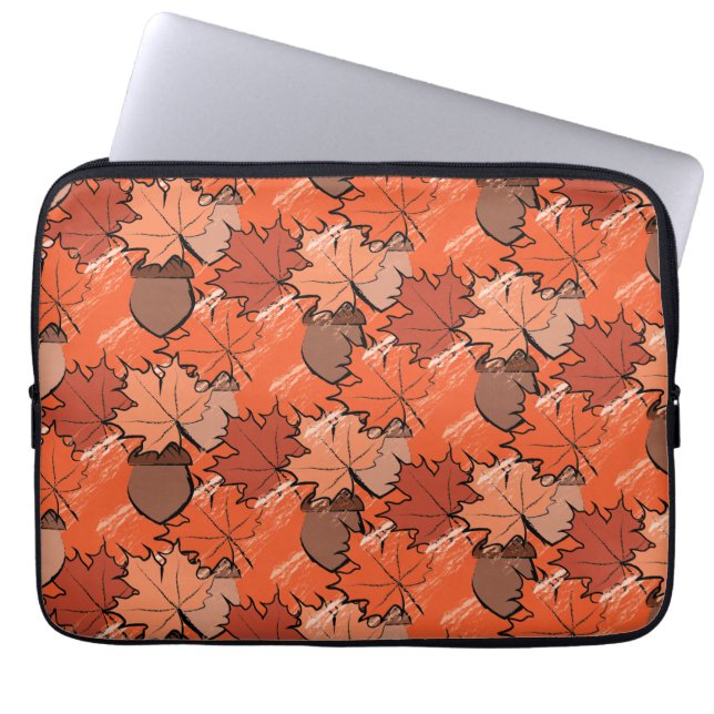 Capa Para Notebook Bolotas e folhas II (Frente)