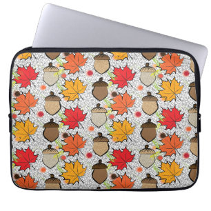Capa Para Notebook Bolotas e folhas VII
