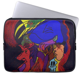 Capa Para Notebook Bolsa de Eletrônica de Colagem de Animação