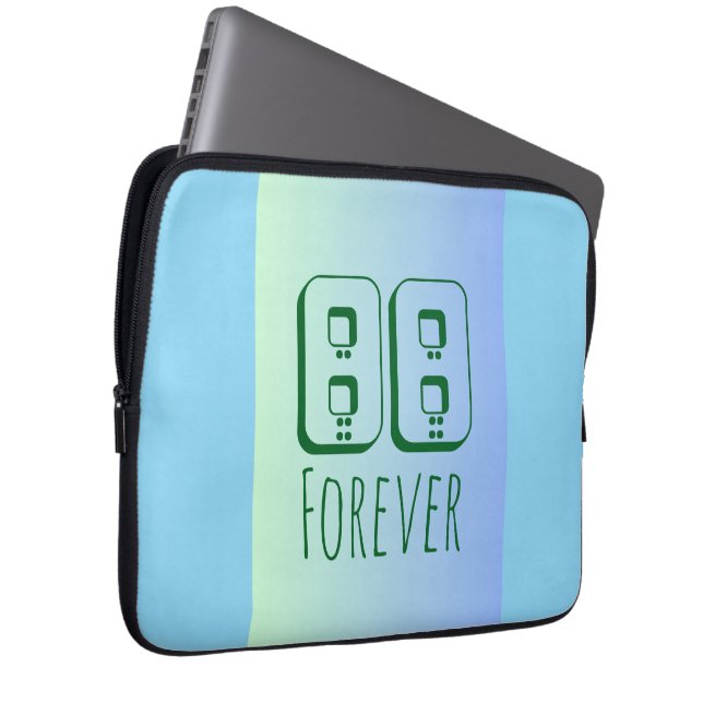 Capa Para Notebook Bolsa de Eletrônicos 88 Forever (Frente Esquerda)