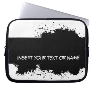 Capa Para Notebook Bolsa de Eletrônicos de Borrões de Tinta