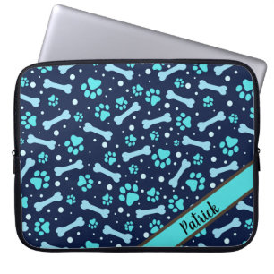 Capa Para Notebook Bolsa de Eletrônicos Patas e Ossos