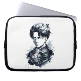 Capa Para Notebook Bolsa de Eletrônicos Soldado Azul com Tinta