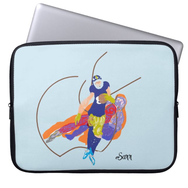 Capa Para Notebook Bolsa de Eletrônicos : Touchdown (Frente)