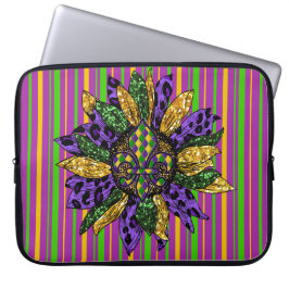CAPA PARA NOTEBOOK BOLSA DE GRAS MARDI DOURADA PURPEN VERDE