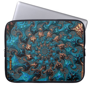 Capa Para Notebook bolsa de laptop (15") - F1203 "Moonlight Corals" 3