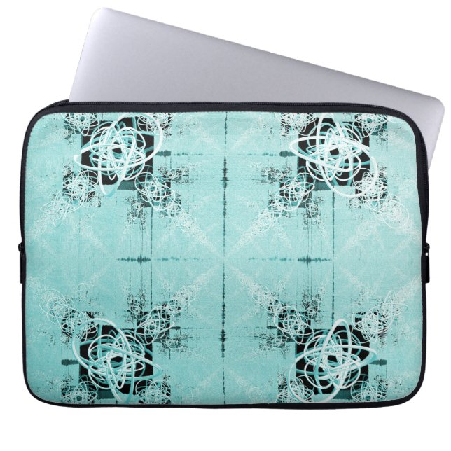 Capa Para Notebook Bolsa de laptop abstrato Spiral Delight (Frente)
