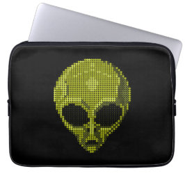 Capa Para Notebook Bolsa de laptop Alienígena verde Geek