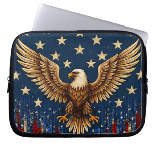 Capa Para Notebook "Bolsa de laptop Americana de Águia Bald - Sta Pat