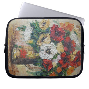 Capa Para Notebook bolsa de laptop Ann Hayes Pintura Flor Mix Deligh
