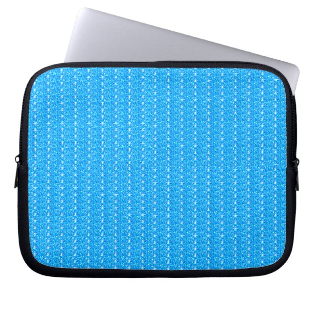 Capa Para Notebook Bolsa de laptop Azul-Brilhante (Frente)
