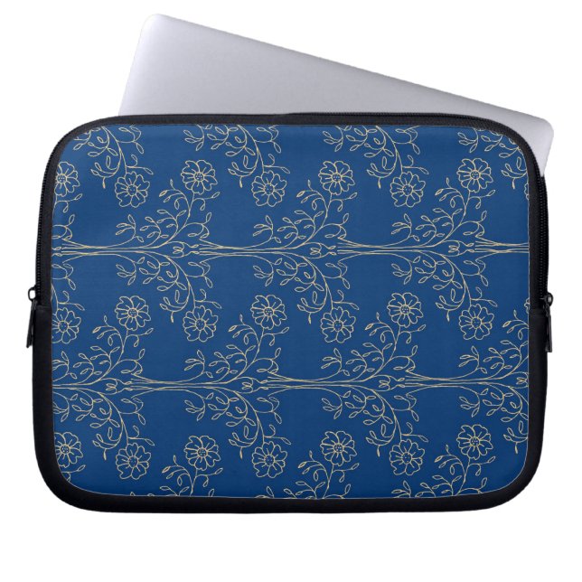 Capa Para Notebook Bolsa de laptop, Azul escuro (Frente)