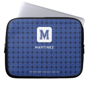 Capa Para Notebook Bolsa de laptop azul esmalte elegante